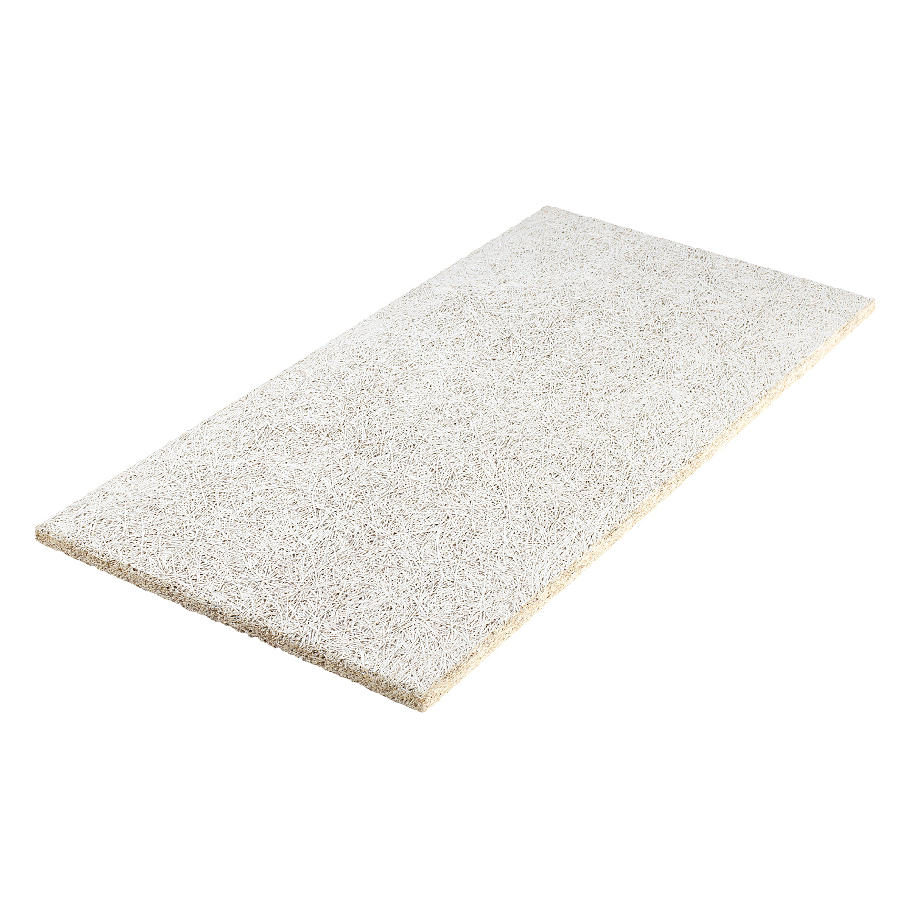 Holzwolle Basic – Weiß 600 × 1200 mm